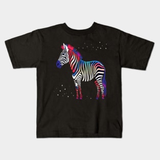 Patriotic Zebra Kids T-Shirt